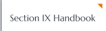 Section IX Handbook