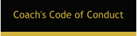 Coach's Code of Conduct